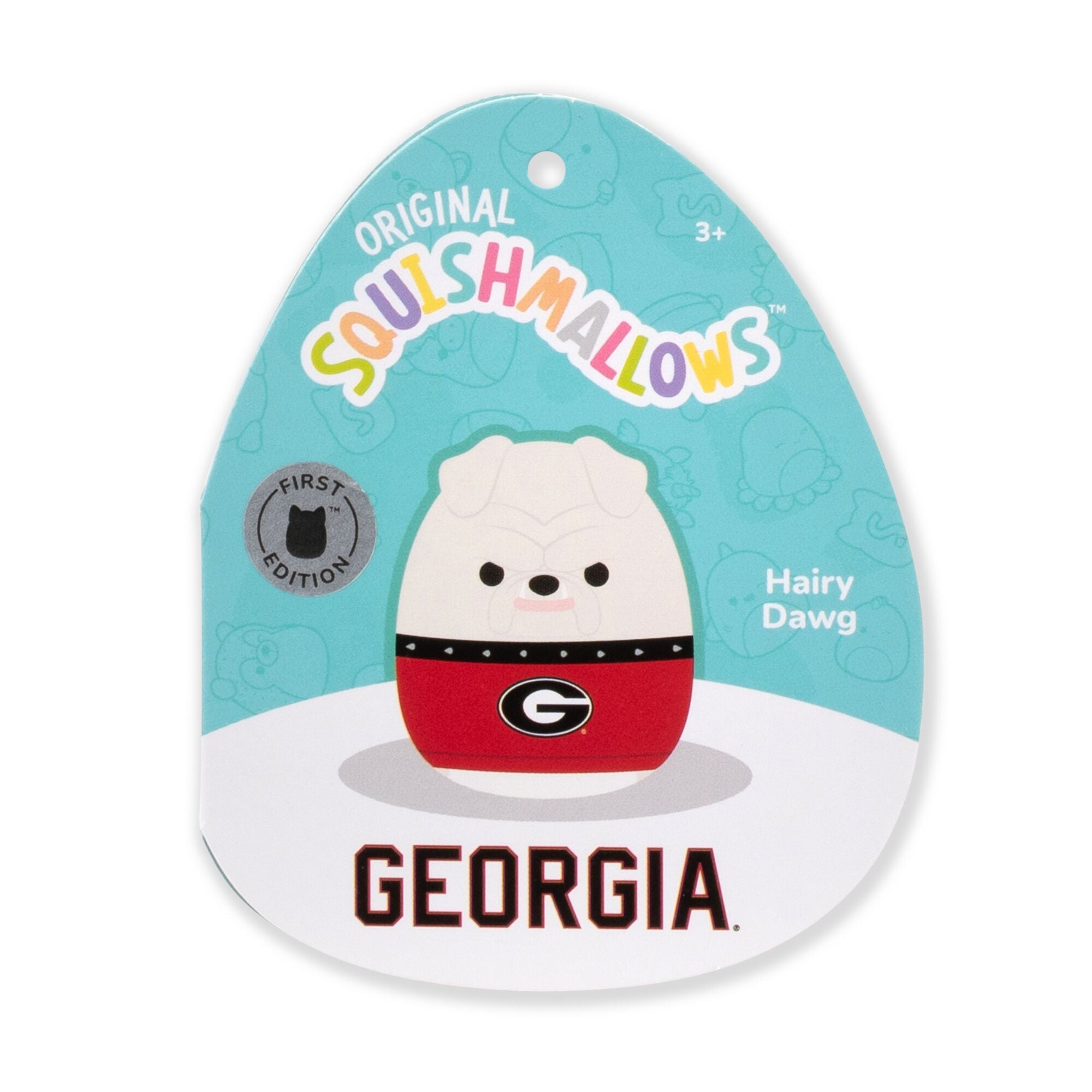 University of Georgia 3.5-Inch Hairy Dawg Plush Clip