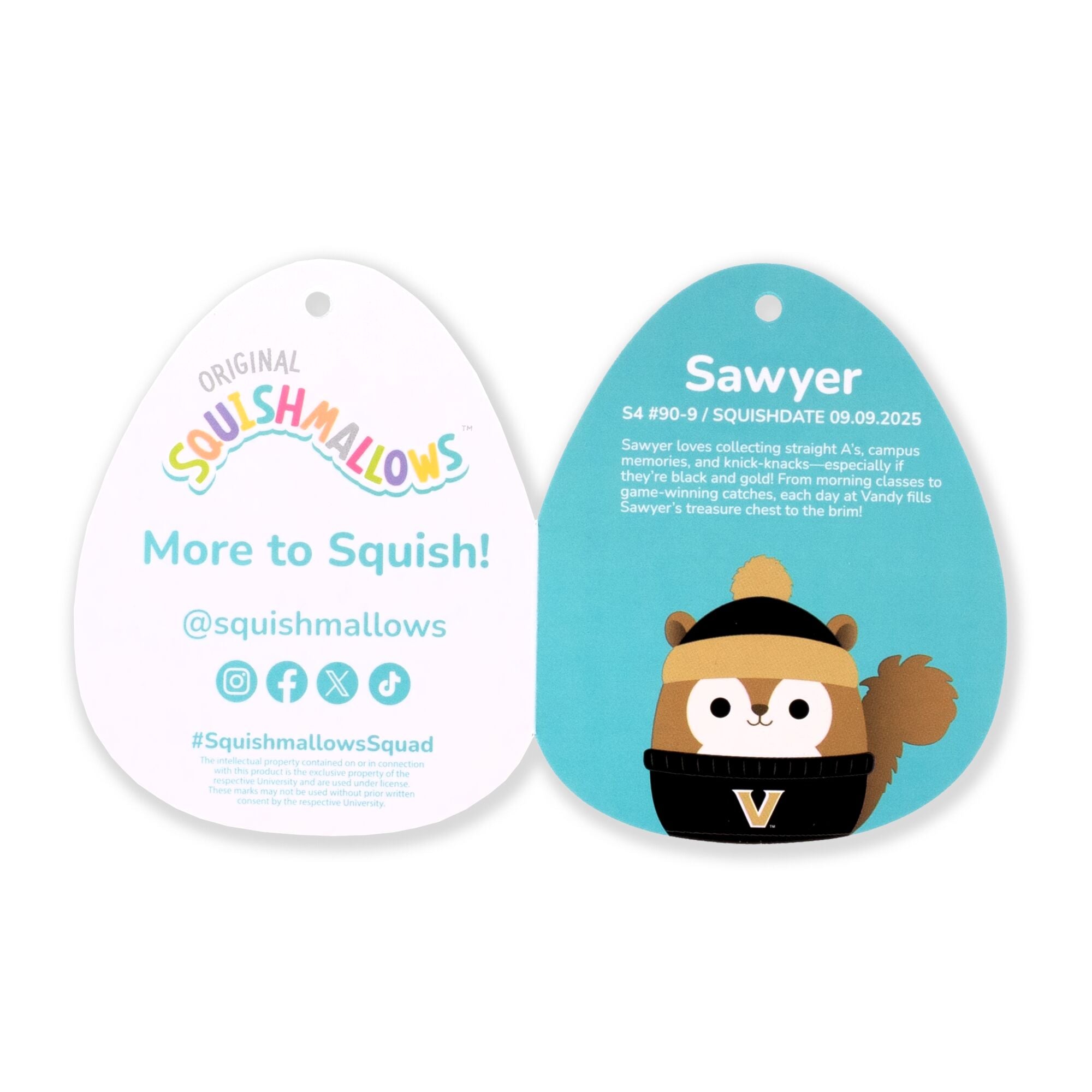 Vanderbilt 12-Inch Sawyer the Squirrel