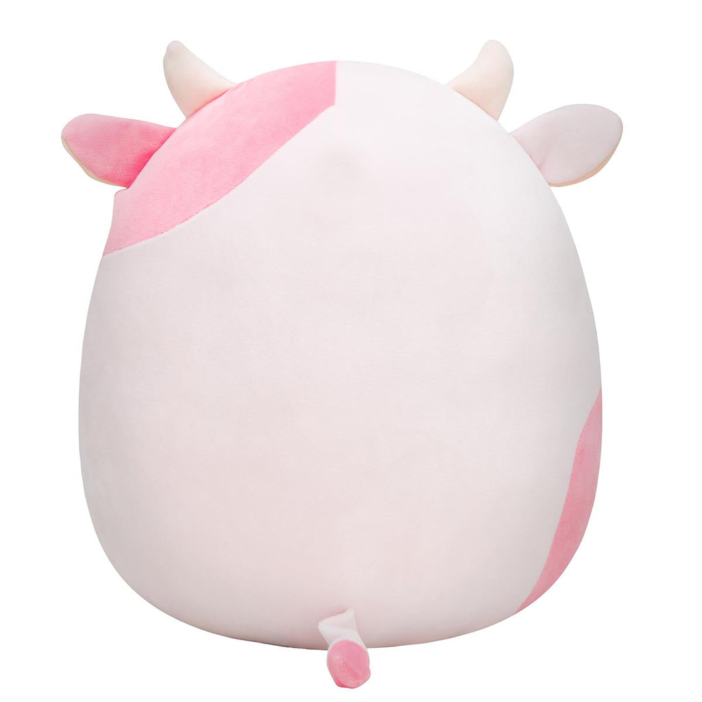 14-Inch Reshma the Light Pink Cow with Purple Bandana