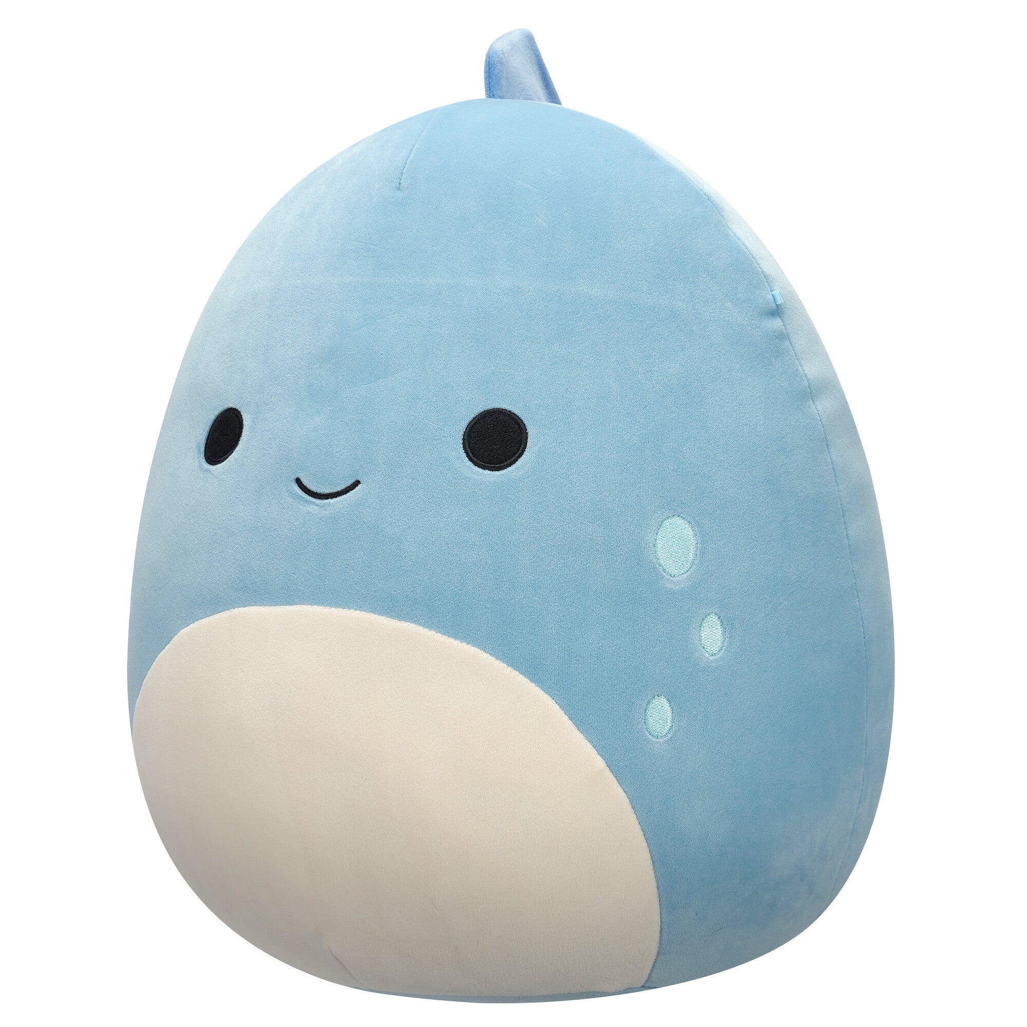 16-Inch John-John the Slate Blue Dino With White Belly