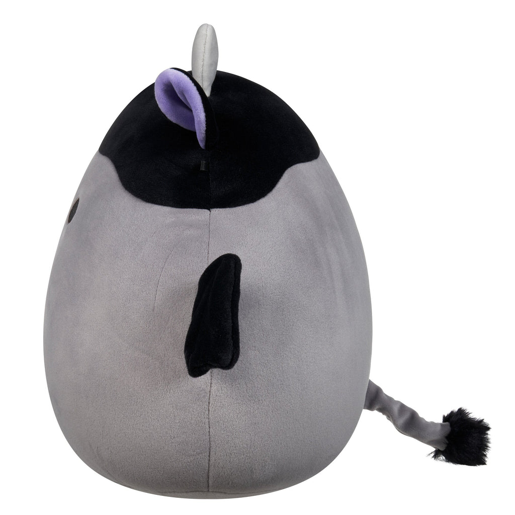 12-Inch Bridgette the Grey and Black Cow Bat