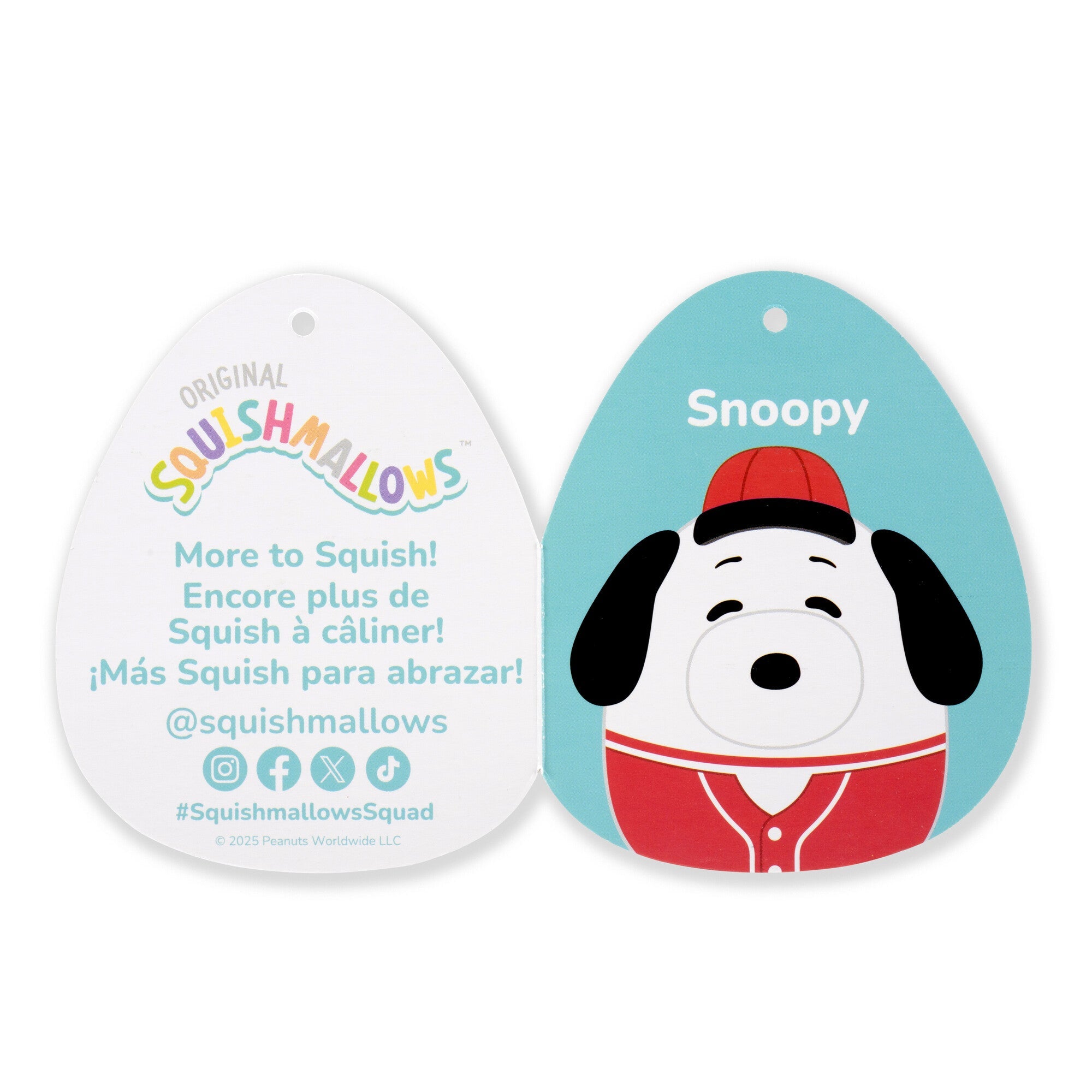 Peanuts 8-Inch Baseball Snoopy
