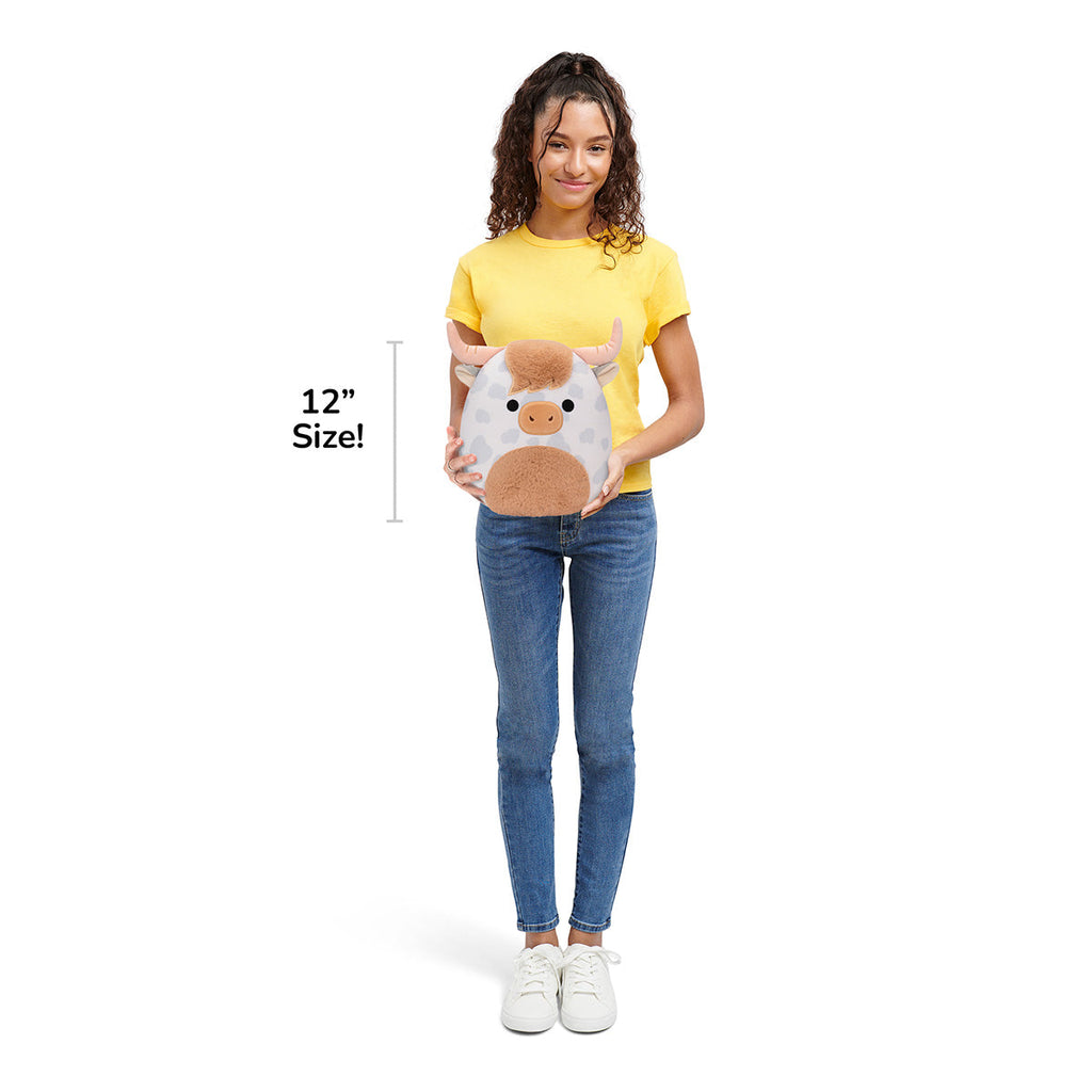12-Inch Borsa Spotted Highland Cow