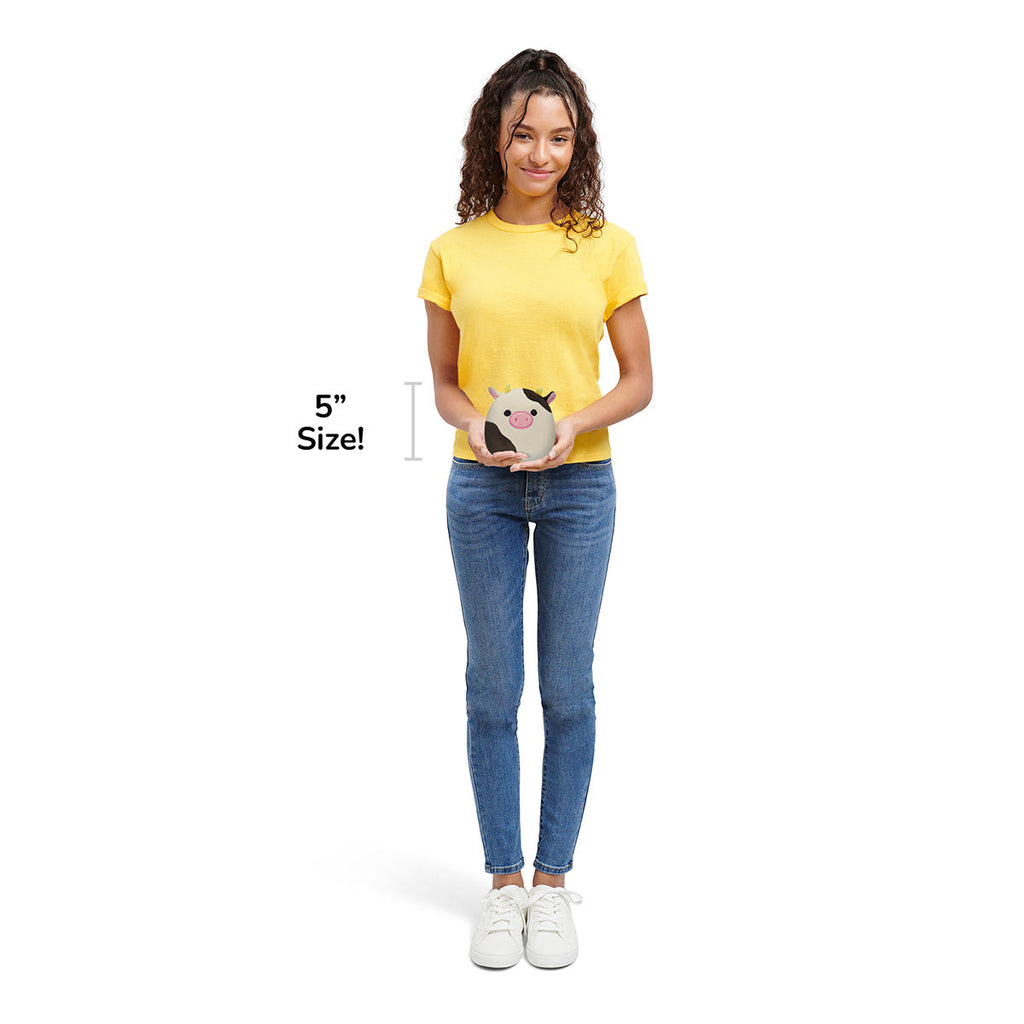 5-Inch Connor the Black and White Cow