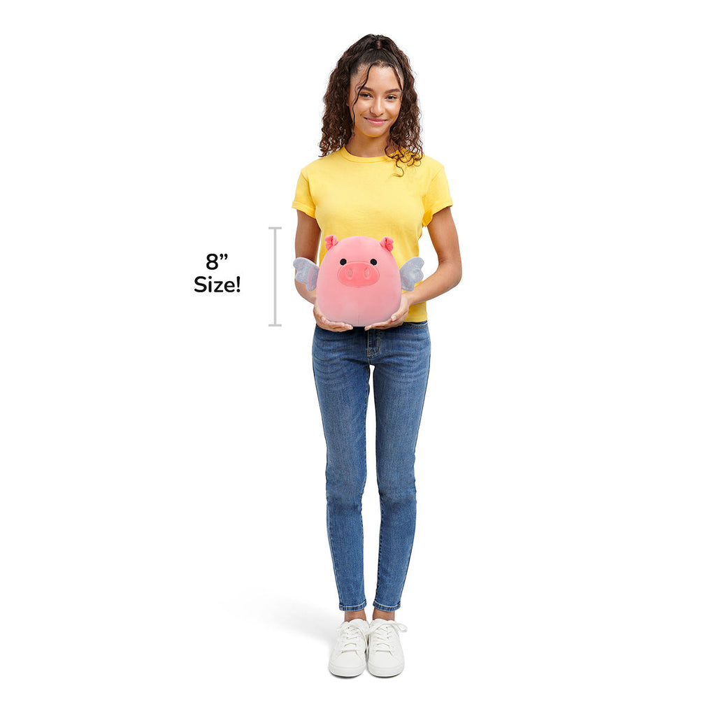 8-Inch Cincy the Pink Flying Pig